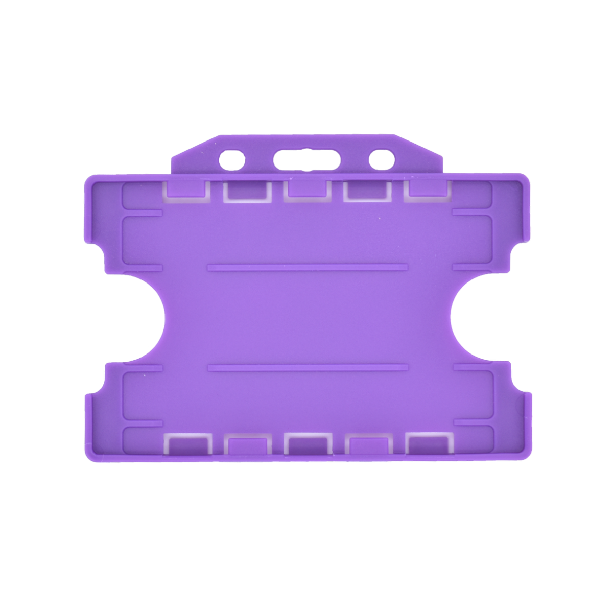 Recyclable Open Faced Rigid ID Card Badge Holders - Pack of 100