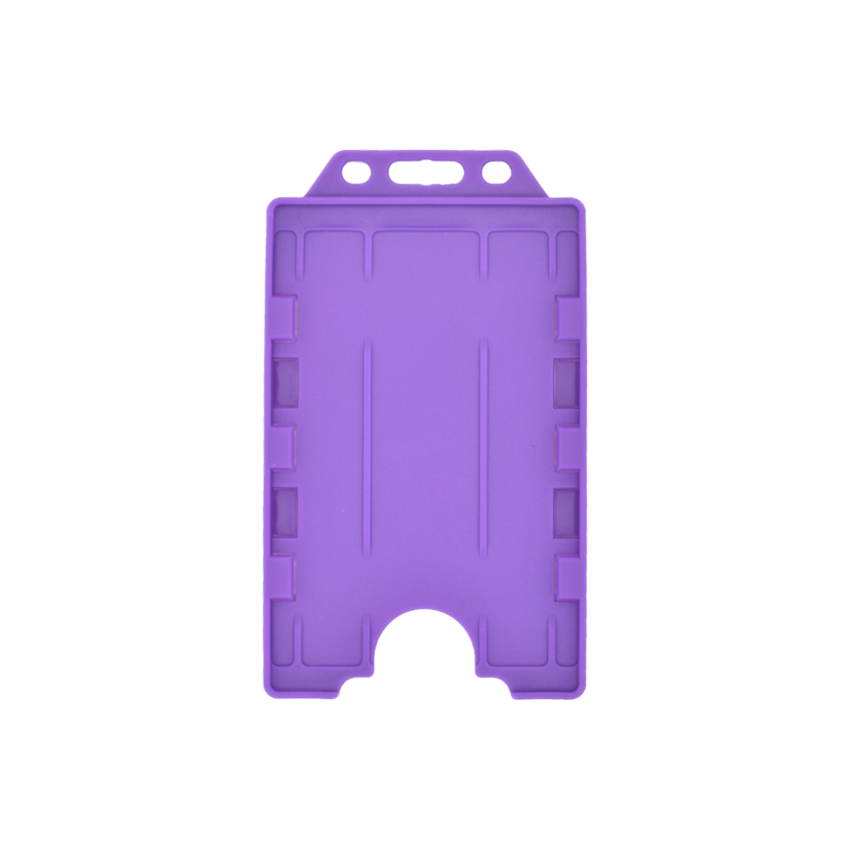 Recyclable Open Faced Rigid ID Card Badge Holders - Pack of 100