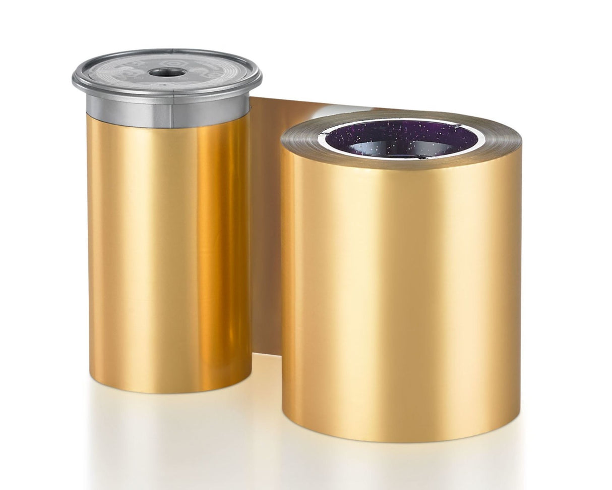 Entrust 525900-015 Monochrome Metallic Gold Ribbon - 1500 Prints