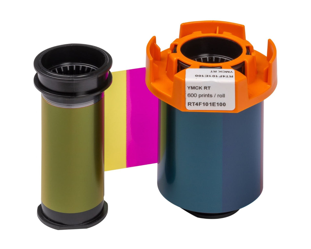 Evolis RT4F101A100 YMCK Ribbon For Agilia - 600 Prints