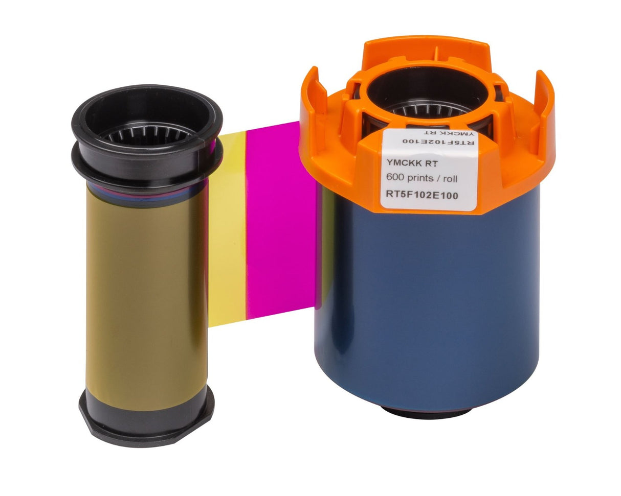 Evolis RT5F102A100 YMCKK Ribbon For Agilia - 600 Prints