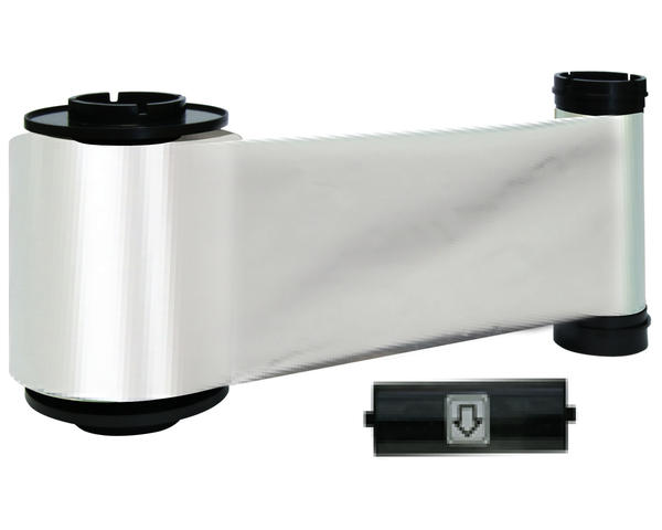 IDP Smart 659197 Monochrome Silver Ribbon With Cleaning Roller - 3000 Prints