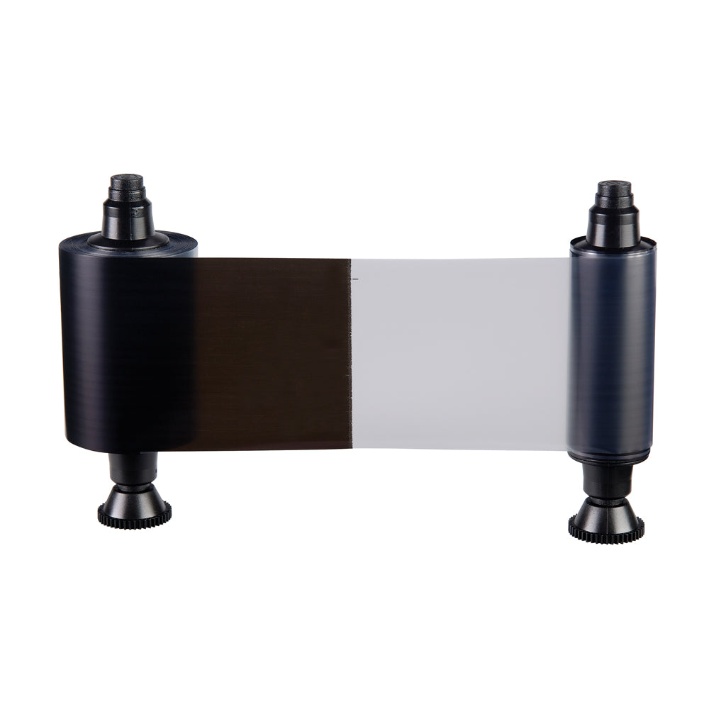 Evolis R3012 KO Black Monochrome Printer Ribbon w/Overlay - 500 Prints