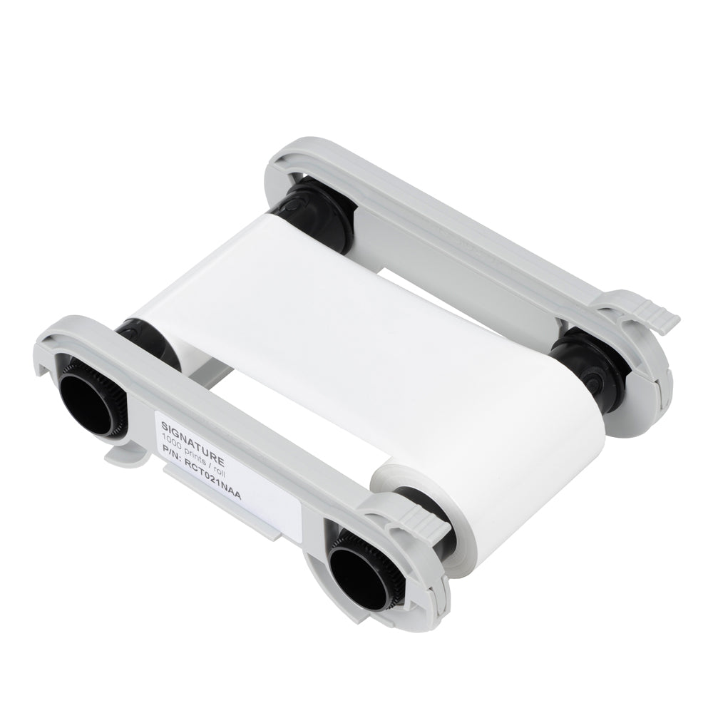 Evolis RCT021NAA White Signature Panel Printer Ribbon - 1000 Prints