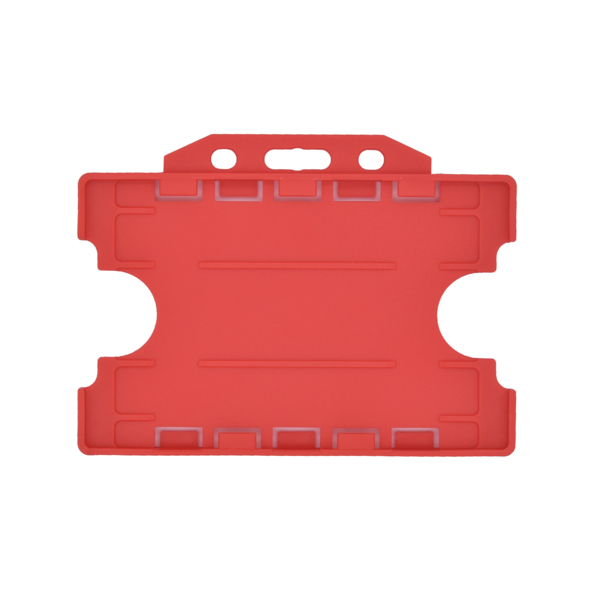 Recyclable Open Faced Rigid ID Card Badge Holders - Pack of 100