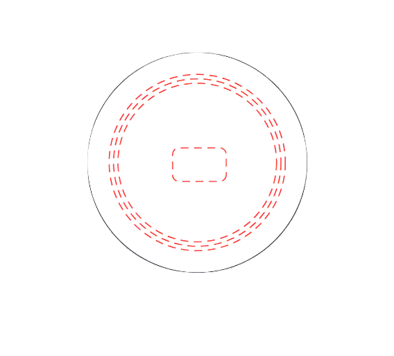 SwiftProx Adhesive Proximity Disc Tag (Comparable to HID 1391)