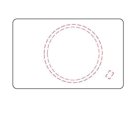 SwiftProx 1386 ISO Composite Proximity Card (Comparable to HID 1586)