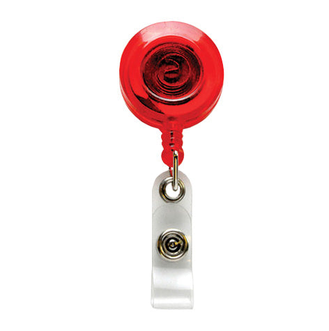 Mini Badge Reel with Strap Clip