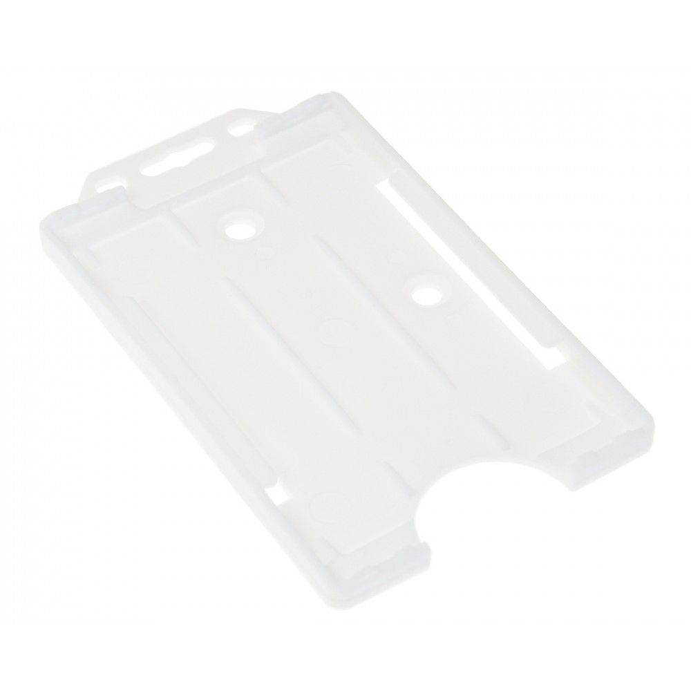Recyclable Open Faced Rigid ID Card Badge Holders - Pack of 100