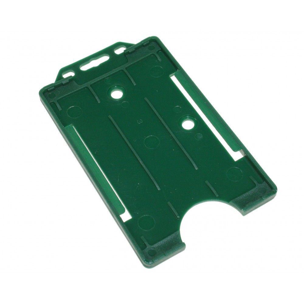 Recyclable Open Faced Rigid ID Card Badge Holders - Pack of 100