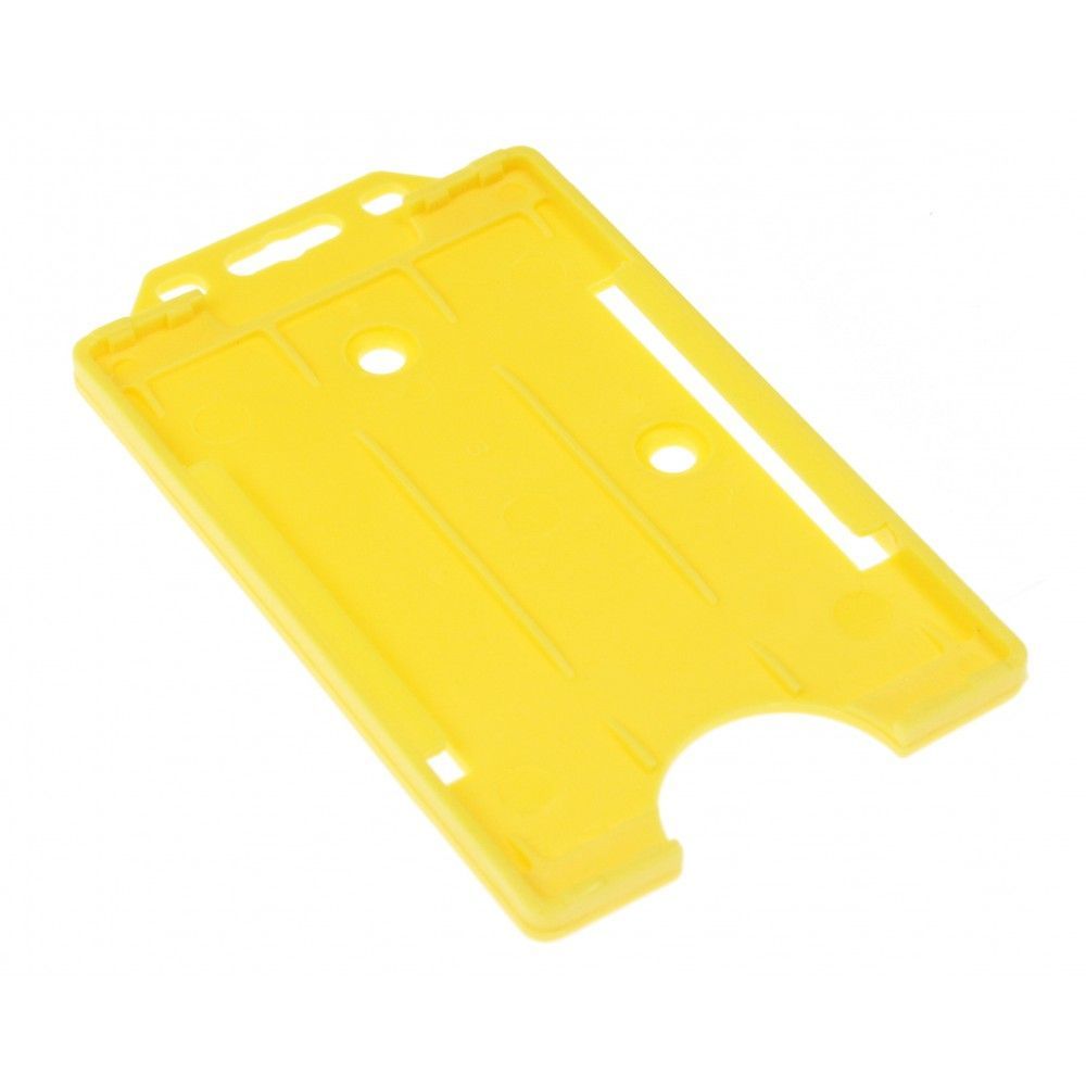 Recyclable Open Faced Rigid ID Card Badge Holders - Pack of 100