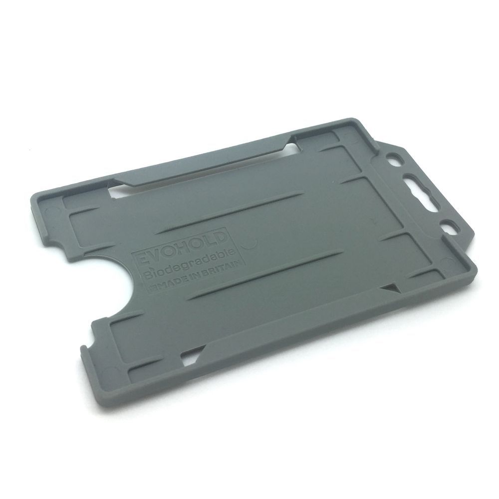 Recyclable Open Faced Rigid ID Card Badge Holders - Pack of 100