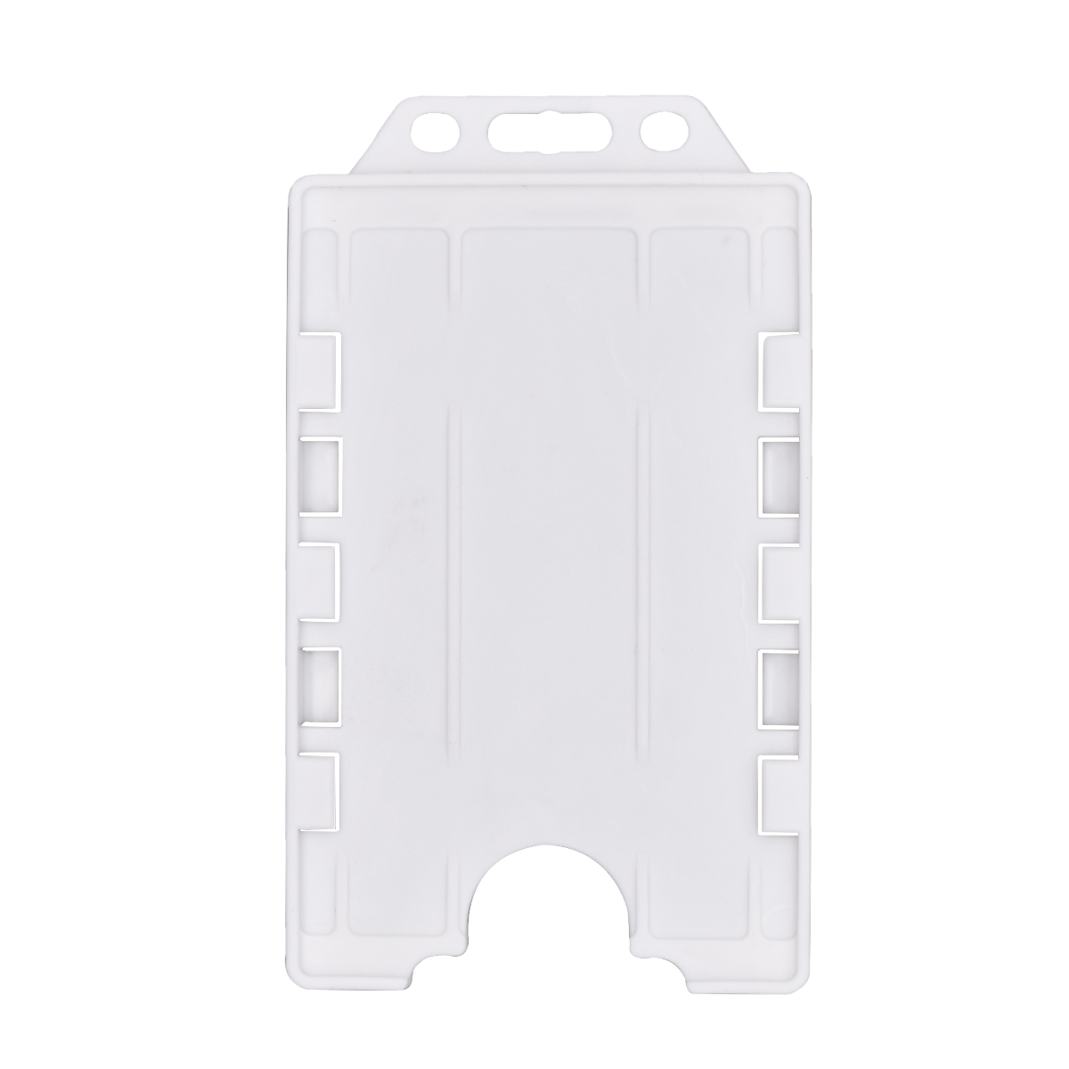 Recyclable Open Faced Rigid ID Card Badge Holders - Pack of 100