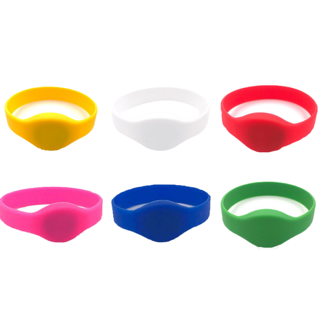 MIFARE Classic EV1 1K 13.56MHz RFID Silicone Wristband - Oval Head