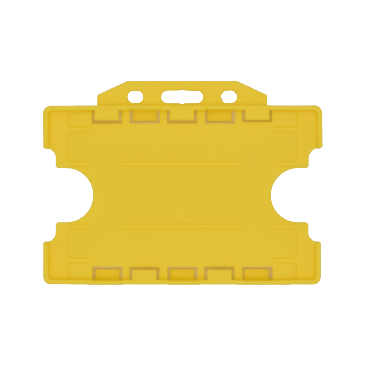 Recyclable Open Faced Rigid ID Card Badge Holders - Pack of 100