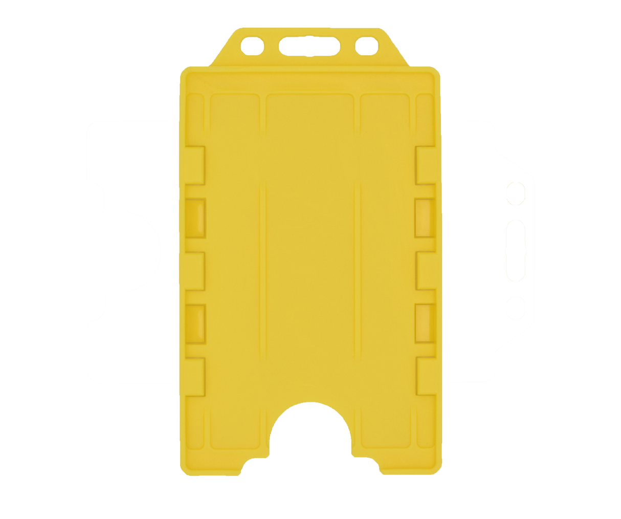 Recyclable Open Faced Rigid ID Card Badge Holders - Pack of 100