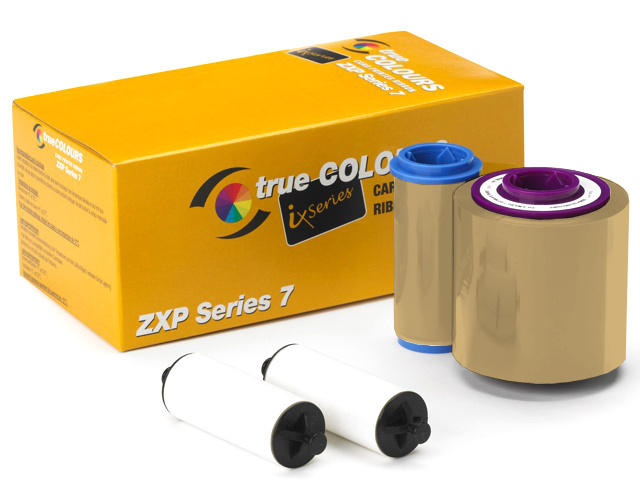 Zebra 800077-716 Gold Monochrome Ribbon for ZXP Series 7 - 5000 Prints