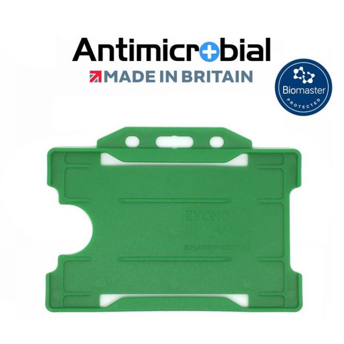Open Faced Rigid Antimicrobial Badge Holders