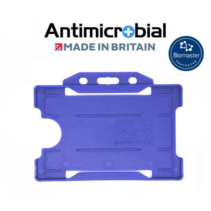 Open Faced Rigid Antimicrobial Badge Holders