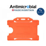 Open Faced Rigid Antimicrobial Badge Holders