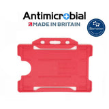 Open Faced Rigid Antimicrobial Badge Holders