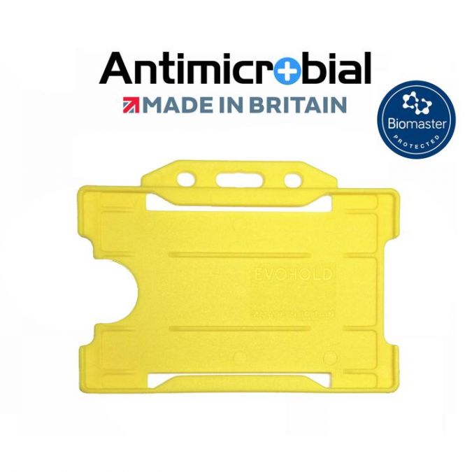 Open Faced Rigid Antimicrobial Badge Holders