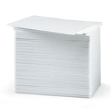 Premium Blank White PVC Cards, 760 Micron, CR80, Rewritable