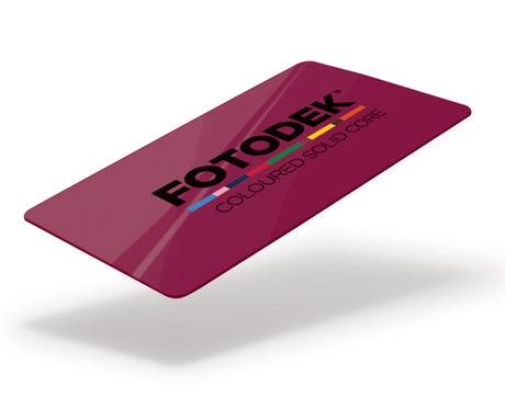 Fotodek Coloured PVC Cards, Coloured Core , 760 Micron, CR80, Printable