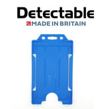 Open Faced Rigid Detectable & Antimicrobial Badge Holder