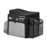 Fargo DTC4250e Dual Sided ID Card Printer- side view
