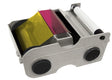 Fargo 45214 Half Panel YMCKO Colour Printer Ribbon - 850 Prints