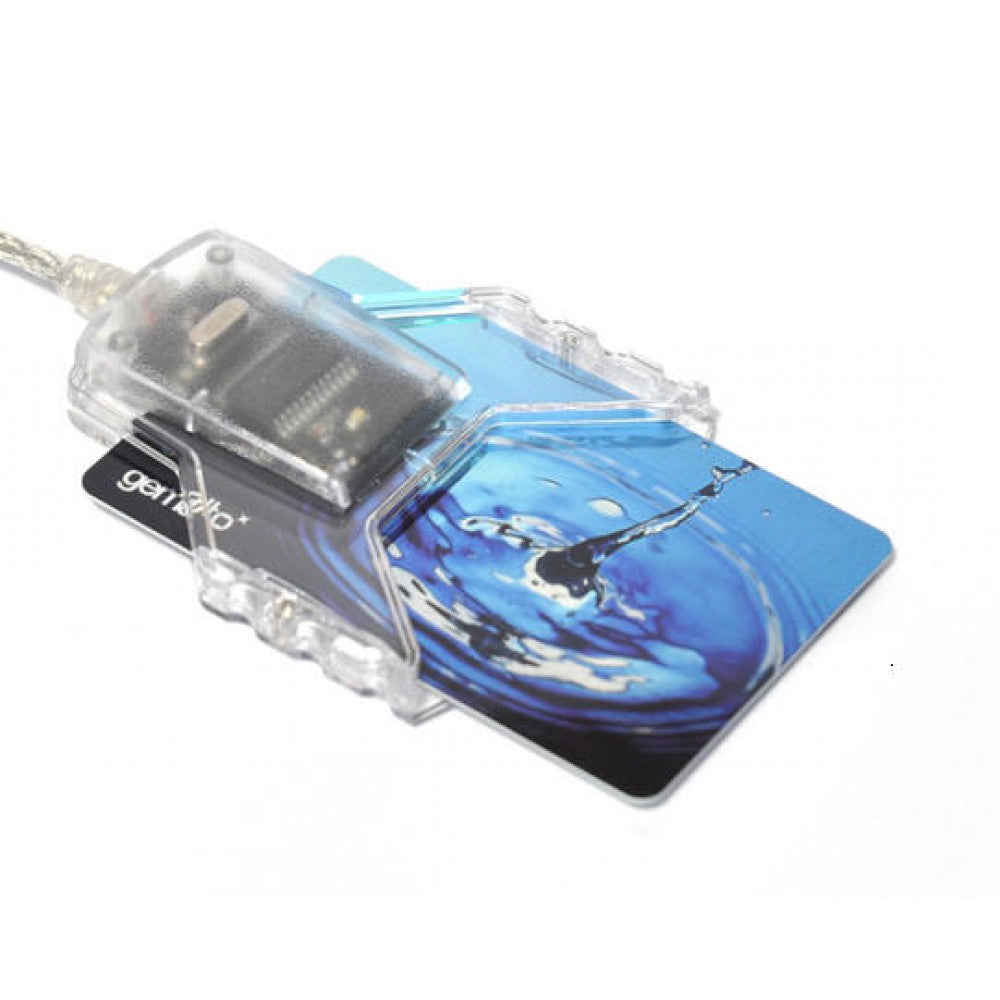 Gemalto IDBridge CT30 USB Smart Card Reader - Right Facing