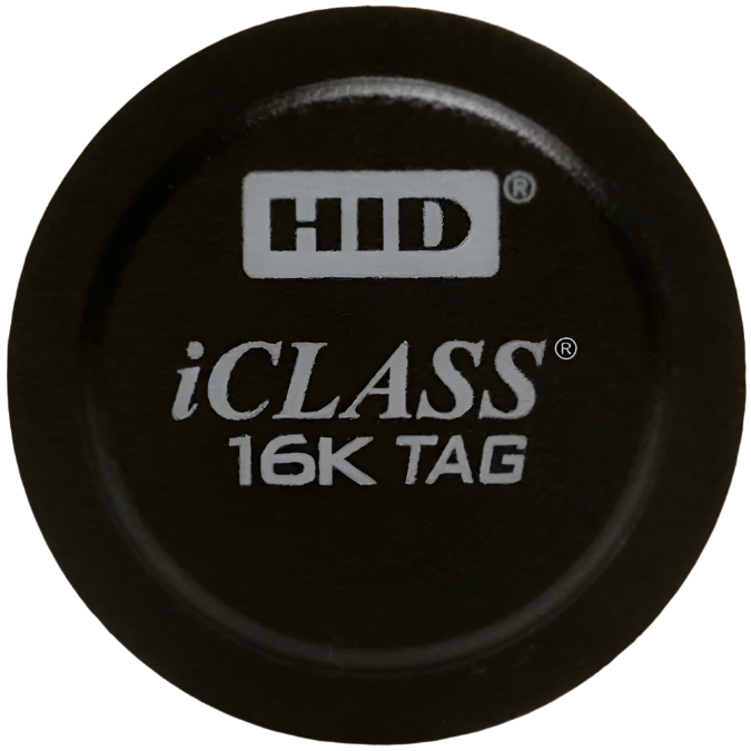 HID 2061 iCLASS Adhesive Smart Tag - 16k Bits, 2 App Areas - Programmed