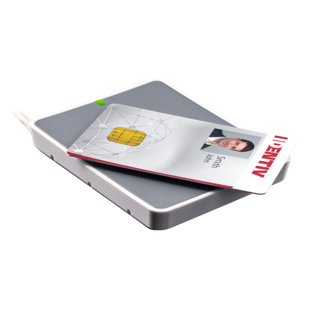 Identiv uTrust 3700 F Contactless Smart Card Reader - Right Facing