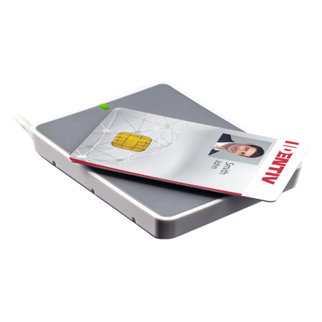 Identiv uTrust 3700 F Contactless Smart Card Reader - Right Facing