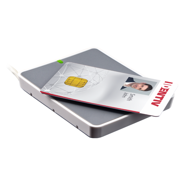 Identiv uTrust 3700 F Contactless Smart Card Reader - Right Facing
