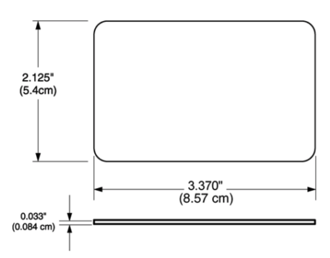 HID 1586 ISOProx II Composite Proximity Card - Programmed