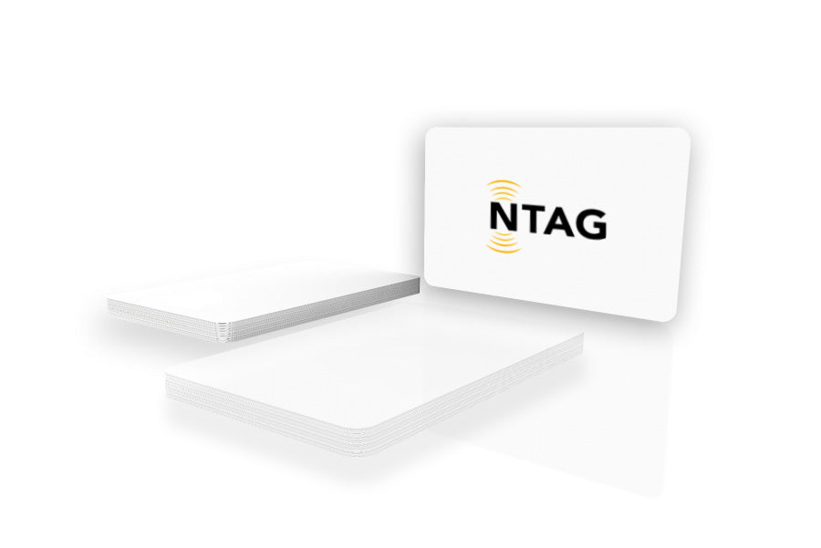 NXP NTAG216 RFID NFC Blank White ISO PVC Card | ID Cards Direct