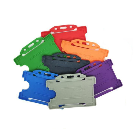 Open Faced Rigid Antimicrobial Badge Holders