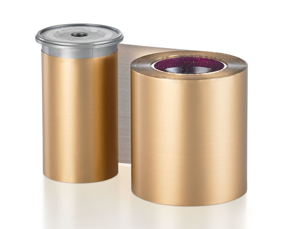 Entrust 525900-007 Monochrome Matte Gold Ribbon - 1500 Prints