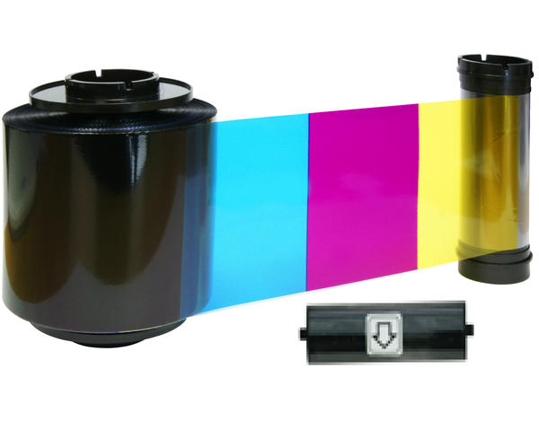 IDP 659112 HYMCKO Colour Ribbon With Cleaning Roller - 1000 Prints