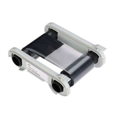 Evolis R2F010NAA Black Monochrome Printer Ribbon w/Overlay - 600 Prints
