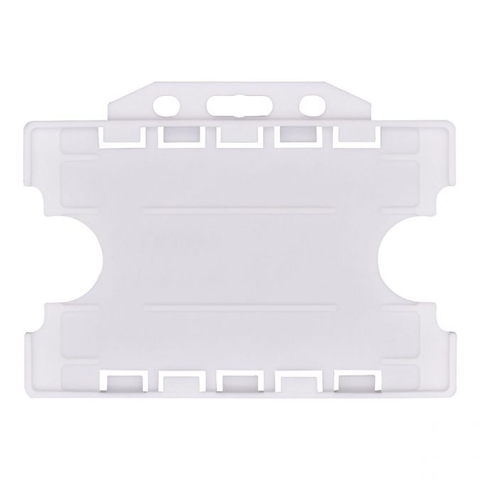 Open Faced Rigid Antimicrobial Badge Holders