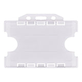 Open Faced Rigid Antimicrobial Badge Holders
