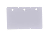Blank White 3 Up Key Tags, 760 Micron, CR80, Printable - Pack of 500