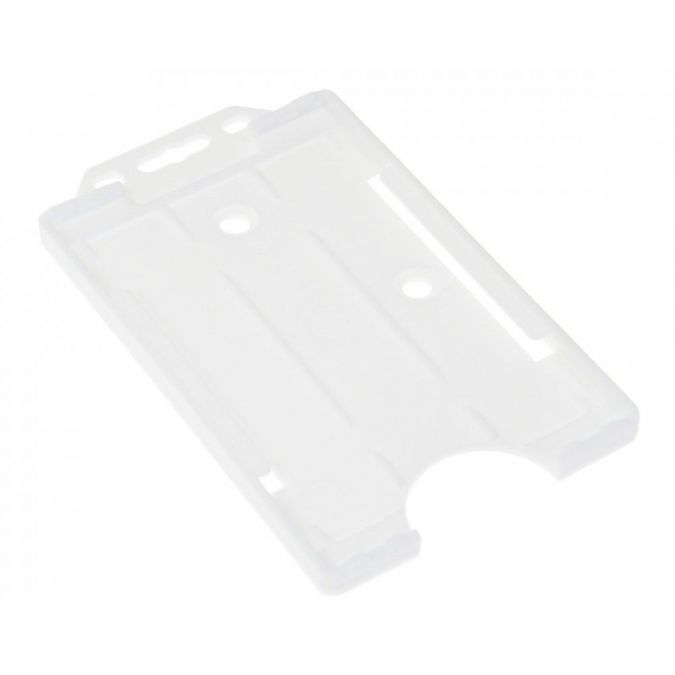 Open Faced Rigid Antimicrobial Badge Holders