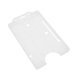 Recyclable Open Faced Rigid ID Card Badge Holders - Pack of 100