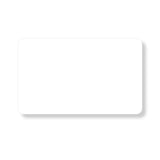 Self-Adhesive Blank White PVC Cards, 400 Micron, CR80